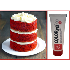 Гелевый Краситель красный Colorgel Modecor, 100 г