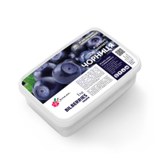 Пюре Черника замороженное без сахара, Ya-gurman, 1 кг