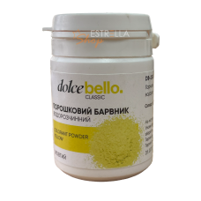 Барвник порошковий водорозчинний Dolce Bellо Жовтий, 25 г