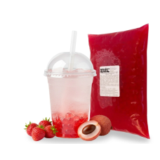 Шарики с соком Земленика - личи, Bubble Tea (Бабл Ти) 1,8 кг